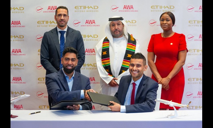 Etihad Airways and Africa World Airlines Team Up to Improve West Africa Access